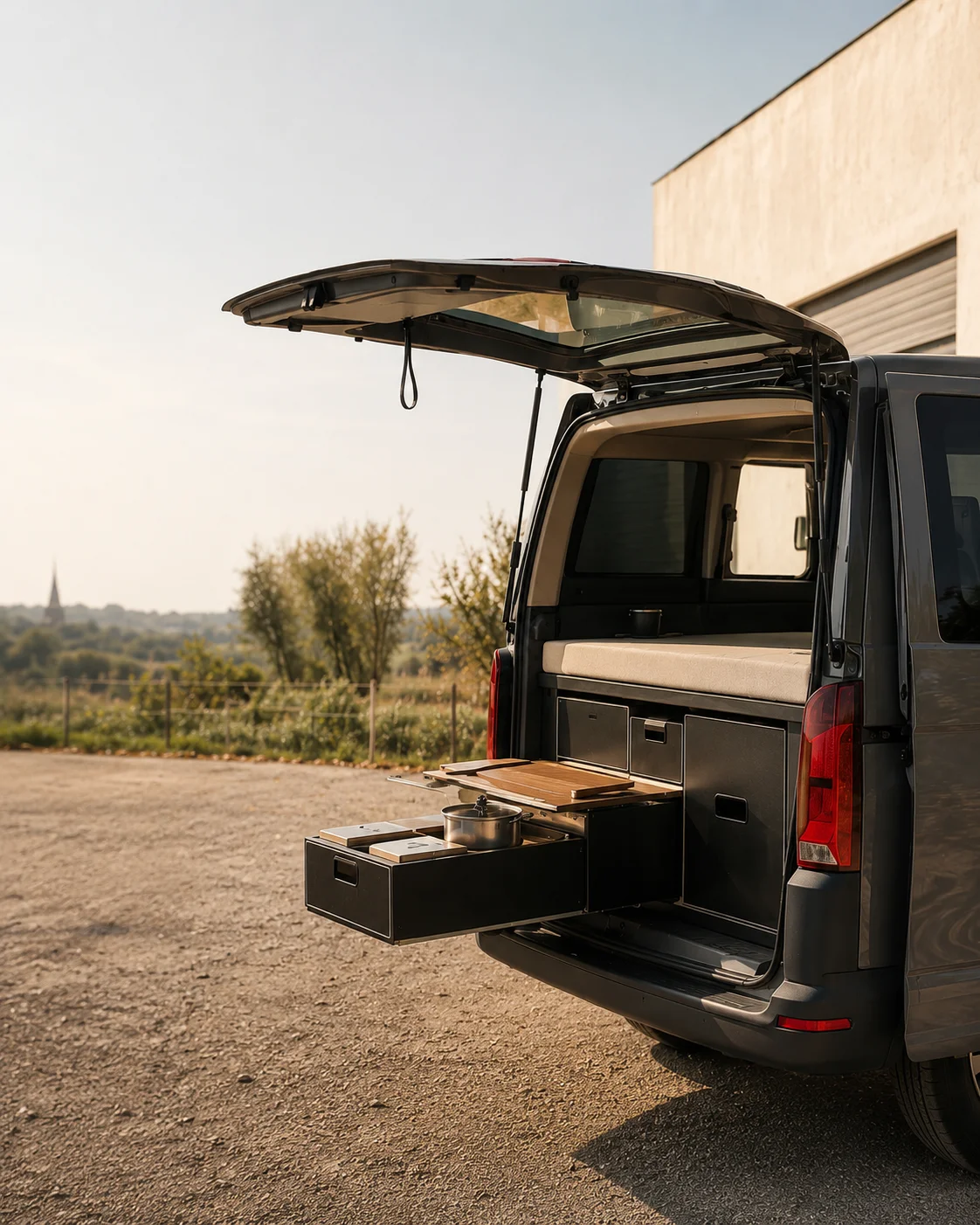Modulküche für VW T6/T6.1 nachrüsten – GEYERLINER Manufaktur Markkleeberg, deutschlandweit